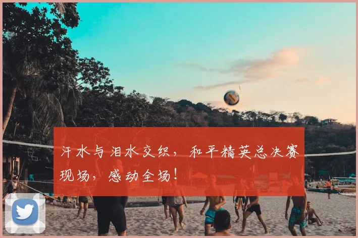汗水与泪水交织，和平精英总决赛现场，感动全场！